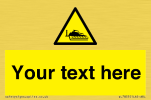 Custom warning grounding cruiser on lock cill